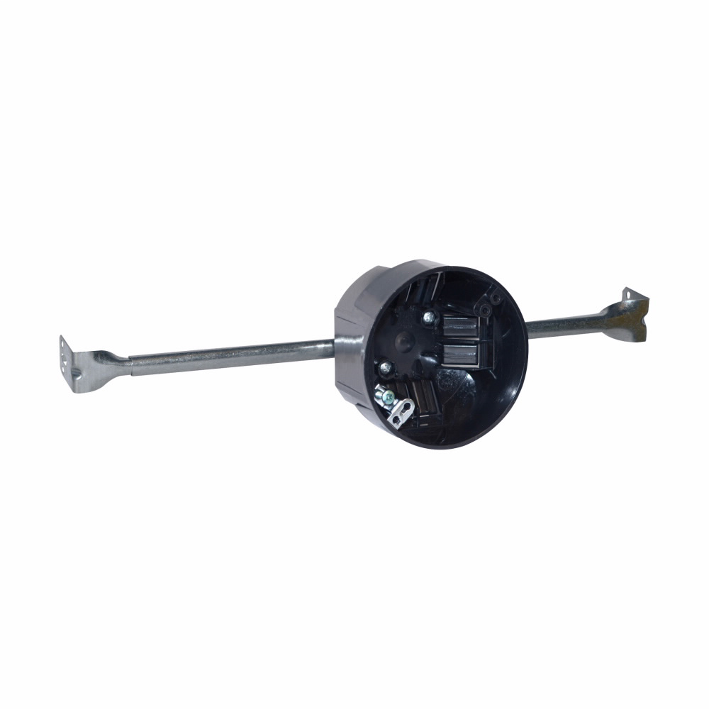 Product image for Crouse-Hinds Series TP16122 4 x 2-1/4 Inch PVC Ceiling Box with Clamp