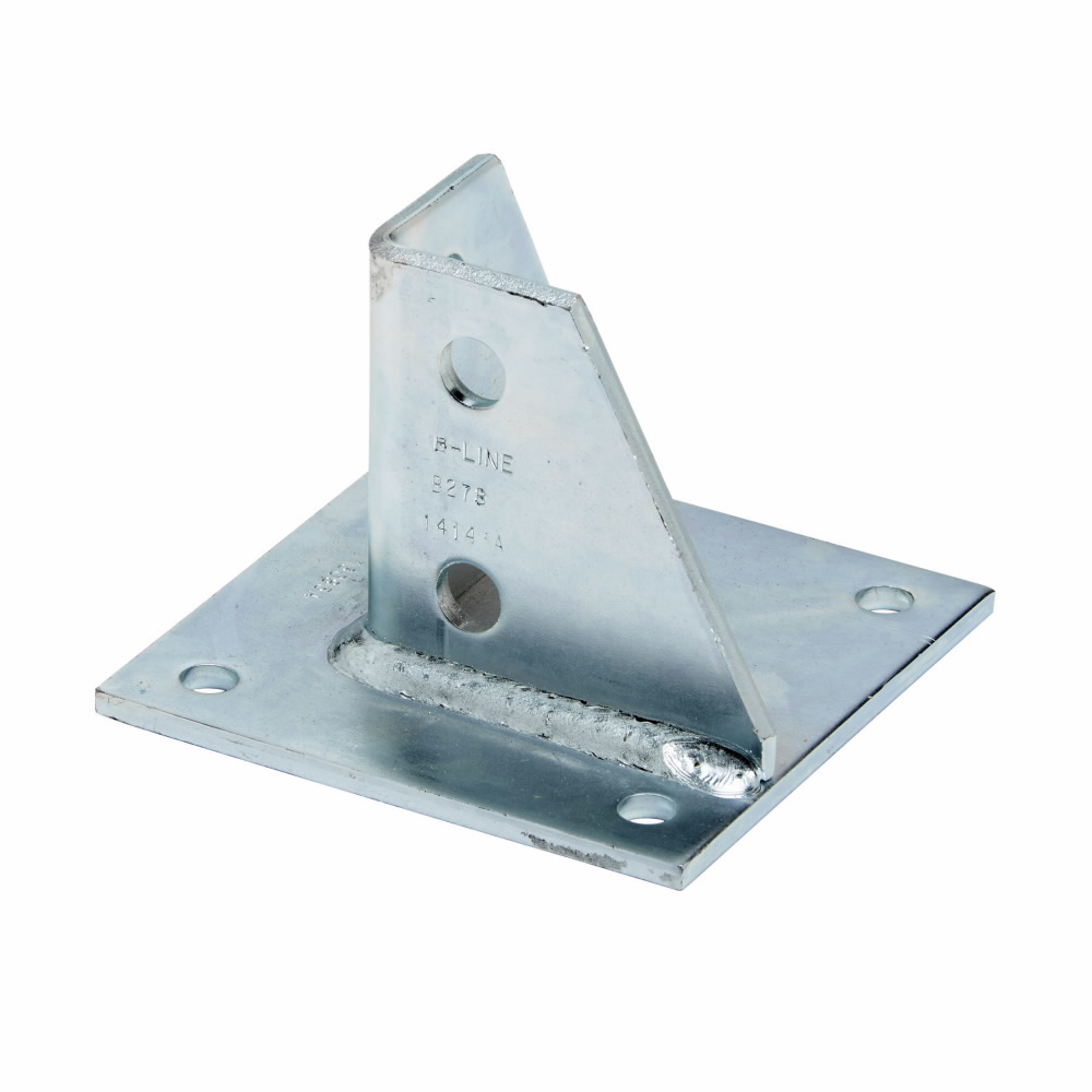 B-Line Series B278GRN 5 x 5 x 3-1/2 Inch Dura-Green Channel Post Base B-Line Series B278GRN 5 x 5 x 3-1/2 Inch Dura-Green Channel Post Base