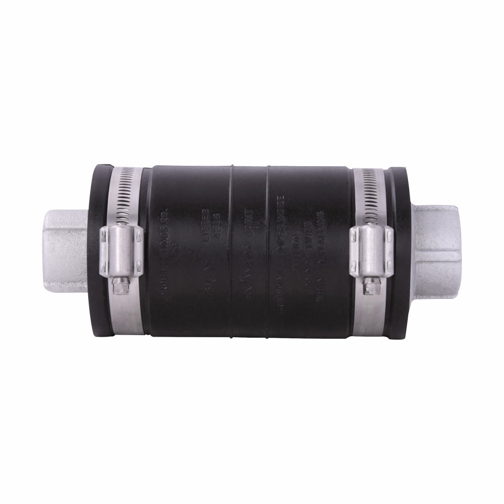 Product image for Crouse-Hinds Series XD010 4 Inch Iron Alloy Expansion/Deflection Conduit Coupling