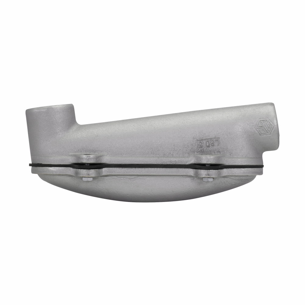 Eaton Crouse-Hinds series Condulet LBD mogul conduit body, Feraloy iron alloy, 2-1/2"