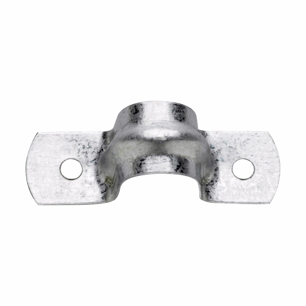 Crouse-Hinds Series 496 7 1-1/2 Inch Steel 2-Hole Rigid Conduit Strap Crouse-Hinds Series 496 7 1-1/2 Inch Steel 2-Hole Rigid Conduit Strap