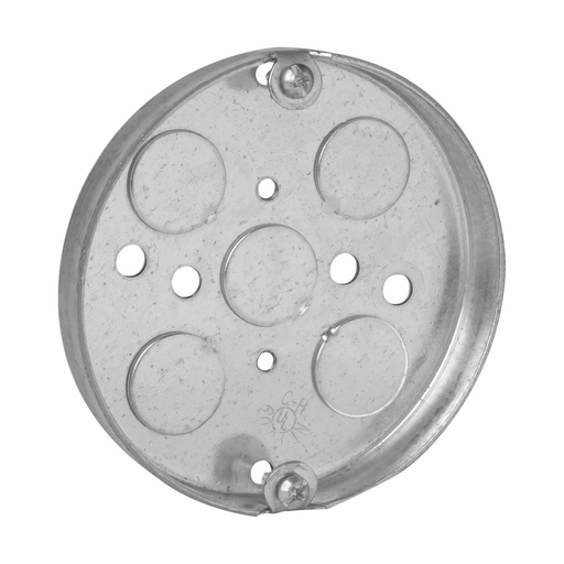 Crouse-Hinds TP269 4" x 1/2" Steel Round Ceiling Pan Product image for Crouse-Hinds TP269 4" x 1/2" Steel Round Ceiling Pan