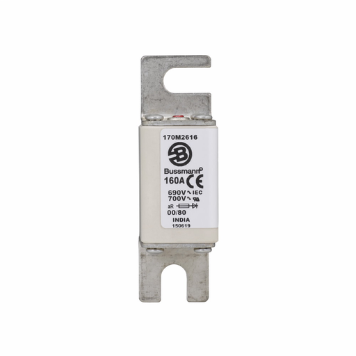 Product image for BUSS 170M2616 FUSE 160A 690V 00/80