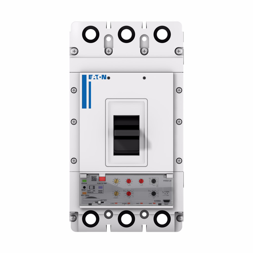 Product image for Cutler-Hammer PDG33M0400E2MN Power Defense Globally Rated, Frame 3, Three Pole, 400A, 65kA/480V, PXR20 LSI w/ Modbus RTU & Relays, No Terminals
