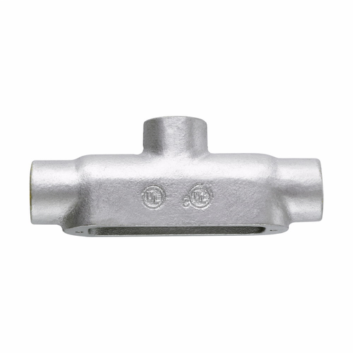 Eaton Crouse-Hinds series Condulet Form 5 conduit outlet body, Malleable iron, TB shape, 3/4"