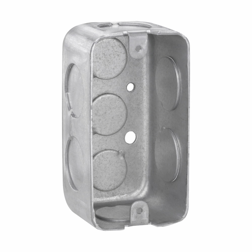Eaton Crouse-Hinds series Utility Box, (3) 1/2", 1-7/8", Steel, (8) 1/2", 13.0 cubic inch capacity