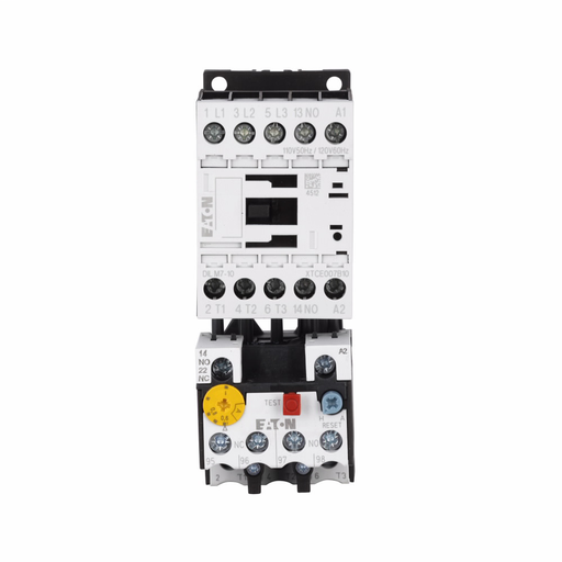 Product image for Cutler-Hammer XTAE007B10A2P4 XT IEC electronic motor starter,Full voltage non-reversing IEC starter,7 A,110 V 50 Hz, 120 V 60 Hz,1NO,B frame,45 mm,1.6-2.4 A,Screw terminals