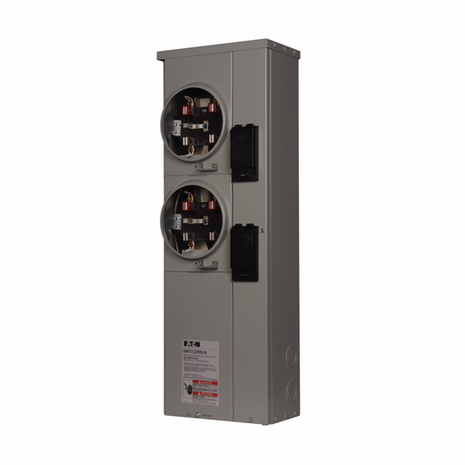 Eaton Meter packs, 125A, Aluminum, 200 Bus Ampere, Horn bypass, Indoor/outdoor, Single-phase, Ringless, 120/240V, BR_, BRH_, BRHH_, BRX2_, MN, WI, IA, MI, Alliant (IP&L and WP&L), Consumers Energy