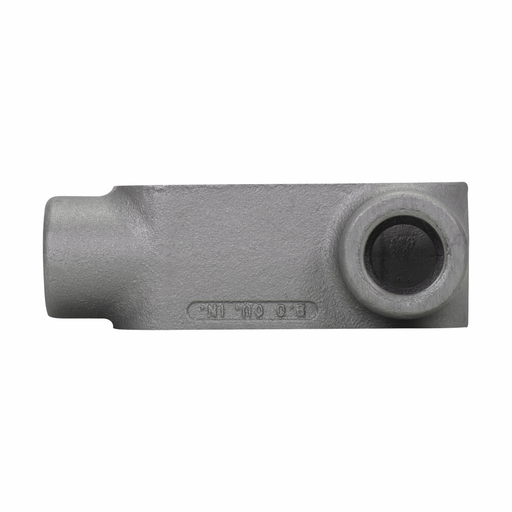 Eaton Crouse-Hinds series Condulet Form 7 conduit outlet body, Feraloy iron alloy, L shape, 1"