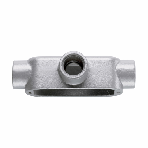 Eaton Crouse-Hinds series Condulet Form 5 conduit outlet body, Malleable iron, T shape, 1-1/4"