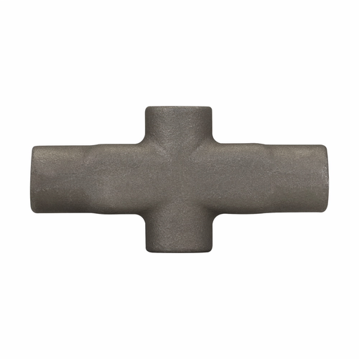 Eaton Crouse-Hinds series Condulet Mark 9 conduit outlet body, Copper-free aluminum, X shape, 1/2"