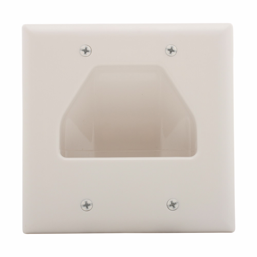 Product image for EWD 35M2W Wallplate 2 Gang Multimed