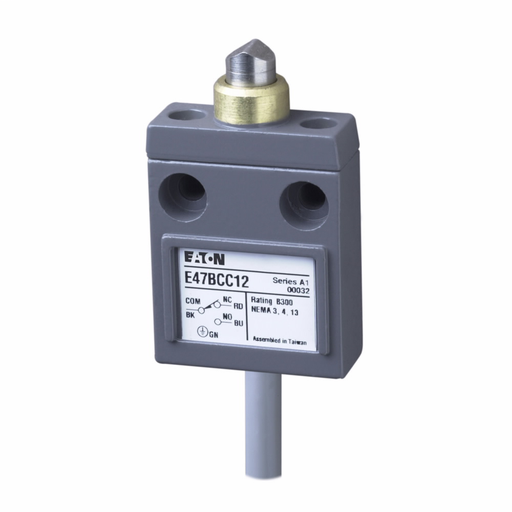 Product image for ETN E47BCC12 FLAT PACK LIMIT SWITCH
