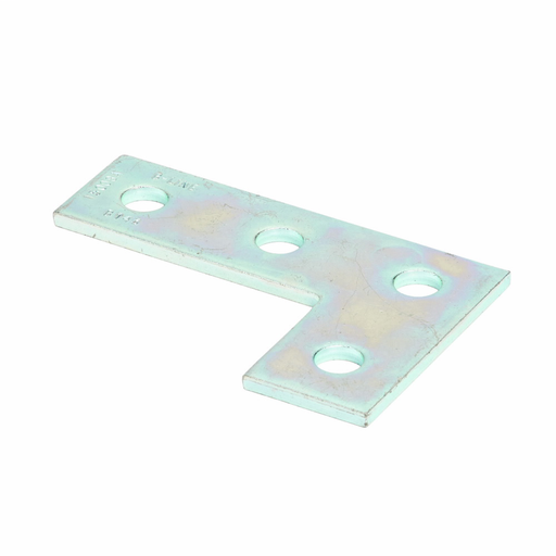 Eaton B-Line series strut fittings and accessories - Length 5.37 in, Width 3.5 in, Height .22 in - Steel