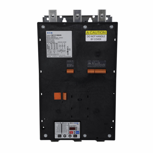 Product image for Cutler-Hammer S611C156N3S Reduced voltage motor solid state starters, Standard, Rating: 50 hp at 208V, 60 hp at 240V, 125 hp at 480V, 150 hp at 600V, 156A, Three-phase, C-frame