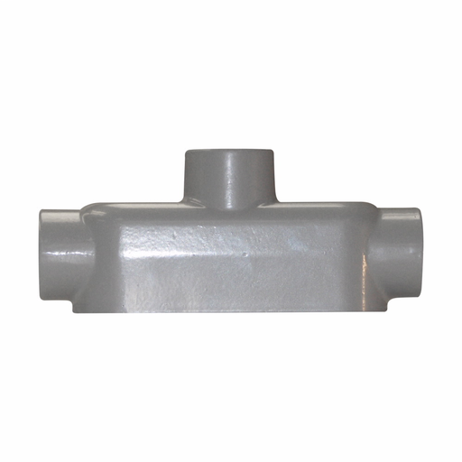 Eaton Crouse-Hinds series Condulet Series 5 conduit outlet body, Rigid/IMC, Copper-free aluminum, TB shape, 1/2"