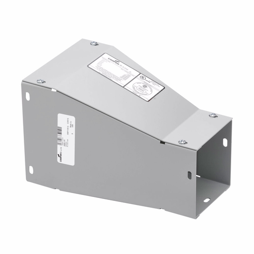 Product image for B-Line 10101212-FR Wireway Reducer, HSCA adapter style connector, NEMA 1, Steel, ANSI 61 gray painted, 10" X 10"