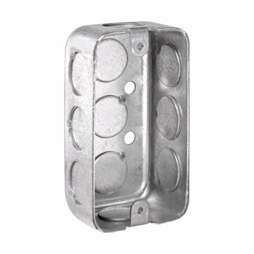 Eaton Crouse-Hinds series Utility Box, (3) 1/2", 1-1/2", Steel, (8) 1/2", 10.3 cubic inch capacity