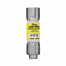 Eaton Bussmann series LP-CC fuse, Rejection Style, 600 Vac, 150 Vdc, 7A, 200 kAIC at 600 Vac, 20 kAIC at 150 Vdc, Non Indicating, Current-limiting, Time-delay, Ferrule end X ferrule end, Class CC, Melamine tube