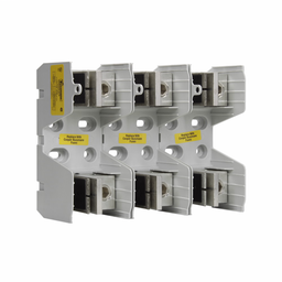 Eaton Bussmann series JM modular fuse block, 600V, 225-400A, Knife Blade End X Knife Blade End, Three-pole