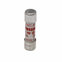 Eaton Bussmann series FWC high speed cylindrical fuse, 600V (UL), 32A, 200 kAIC at 300 Vdc, 50 kAIC at 300 Vdc, Non Indicating, High speed fuse, Ferrule end X ferrule end, Class aR, White, Ceramic