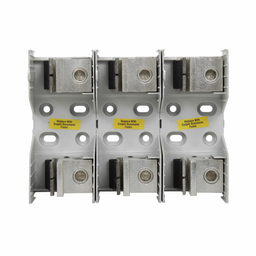 Eaton Bussmann series JM modular fuse block, 600V, 225-400A, Knife Blade End X Knife Blade End, Three-pole