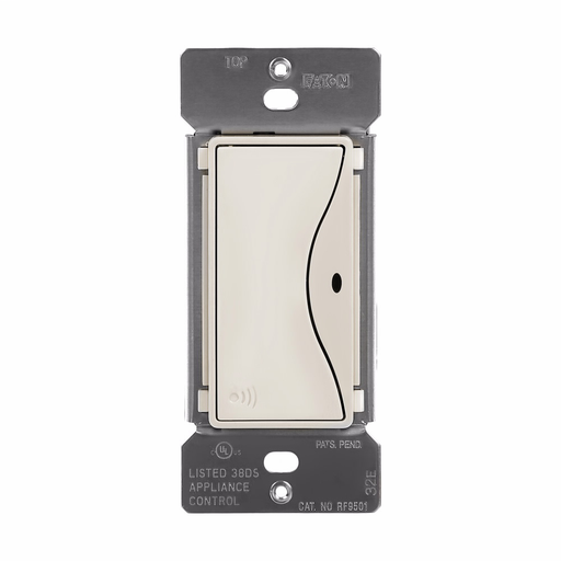 Eaton Z-Wave plus decorator switch, Power Failure Memory, 15A, 120V, Desert sand, 60 Hz, LED, CFL, incandescent, MLV, ELV, fluorescent, and halogen, Single-pole, Three-way, Multi-location, Used with RF9517