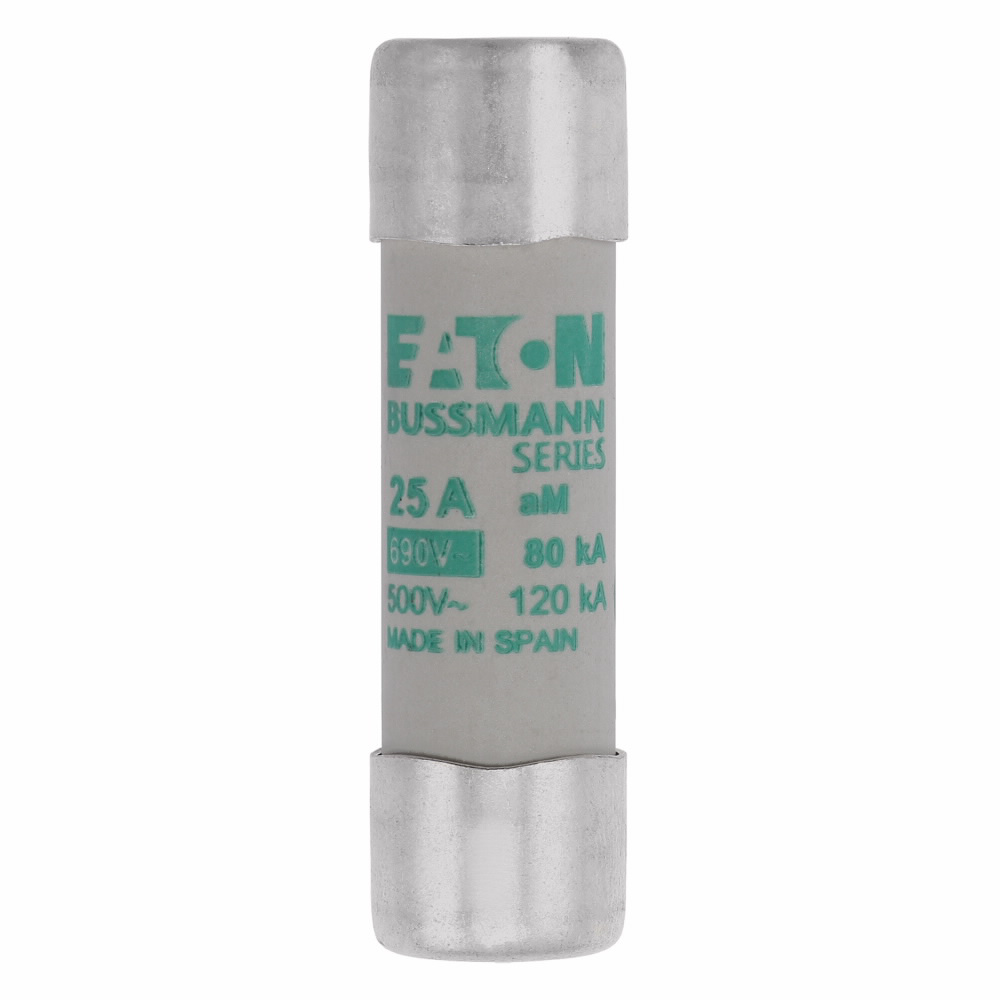 Product image for Bussmann Series C14M25 14 x 51 mm 25 Amp 690 VAC Class AM Cylindrical Fuse