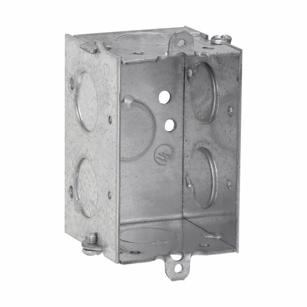Product image for Crouse-Hinds Series TP126 3 x 2 x 2 Inch Steel Gangable Switch Box