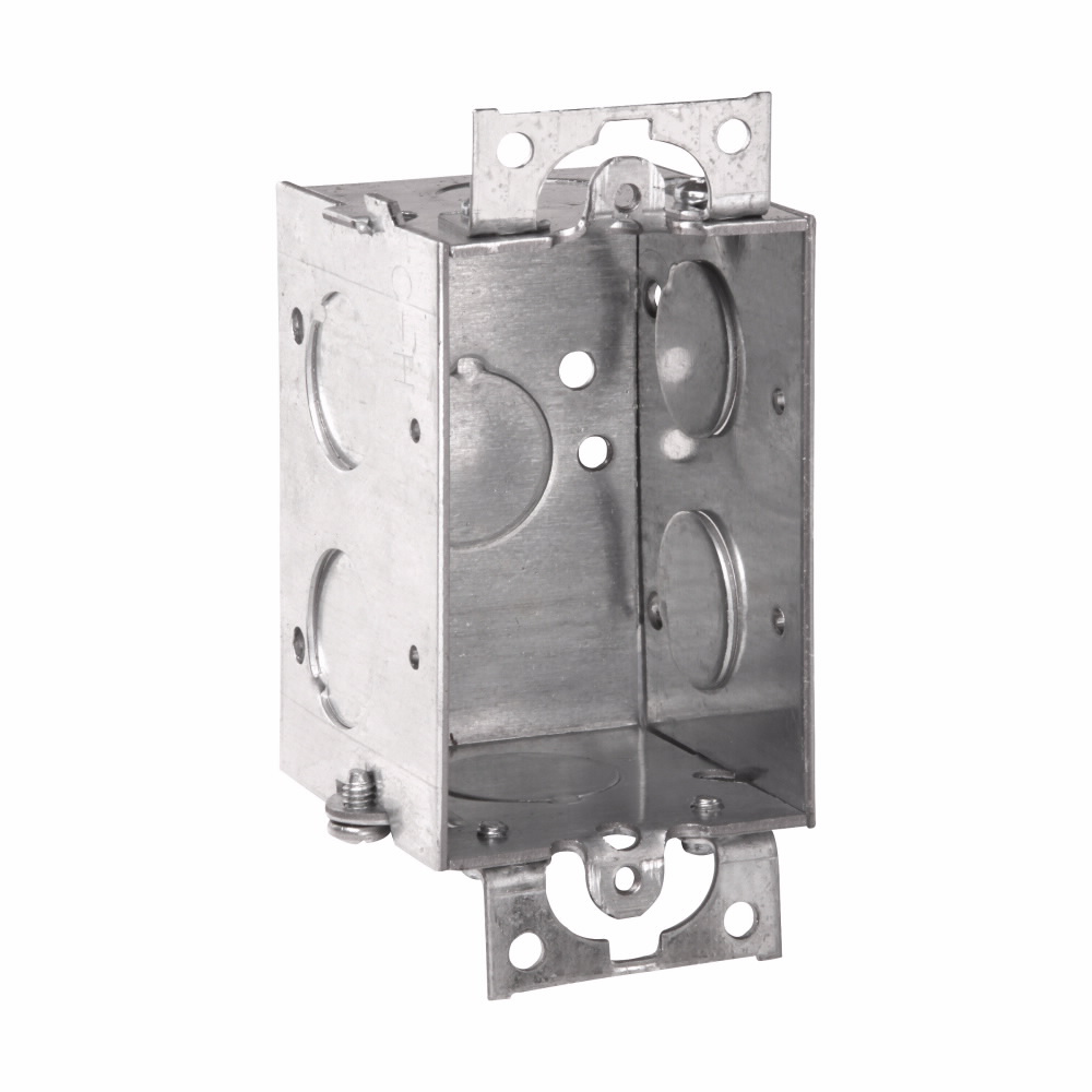 Product image for Crouse-Hinds TP130 3" x 2" x 2" Steel Gangable Switch Box