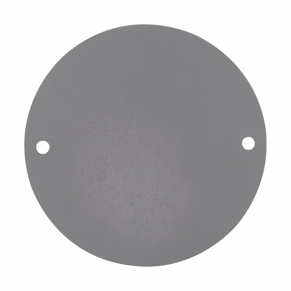 Product image for Crouse-Hinds TP7158 4" Round Weatherproof Box Blank Cover Plate