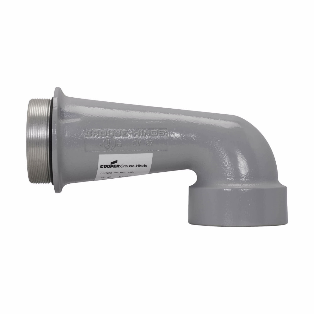 Product image for Crouse-Hinds Series EV87 3/4 Inch Explosionproof Incandescent Luminaire Wall Bracket Arm