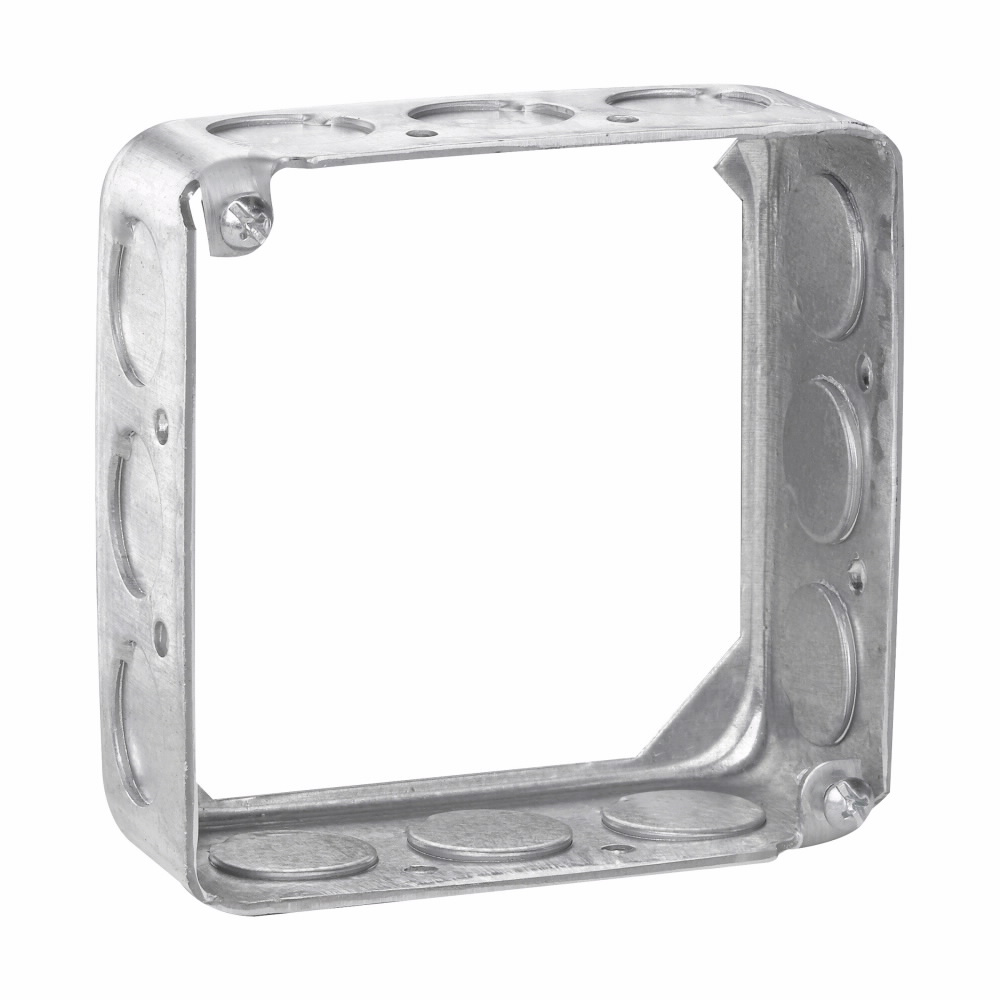 Product image for Crouse-Hinds TP424 4" x 4" x 1-1/2" Steel Square Cover Extension Ring
