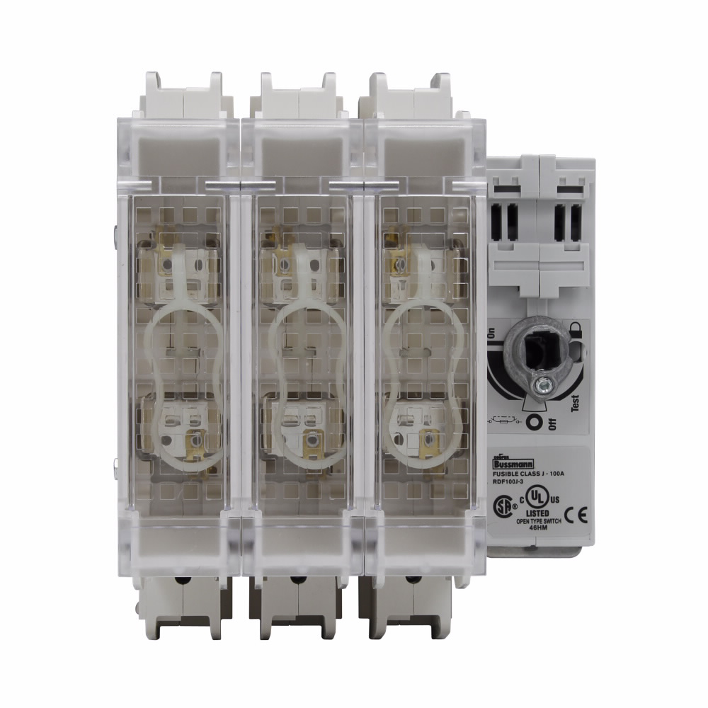 Product image for BUSS RDF100J-3 Switch 100A J 3P UL9