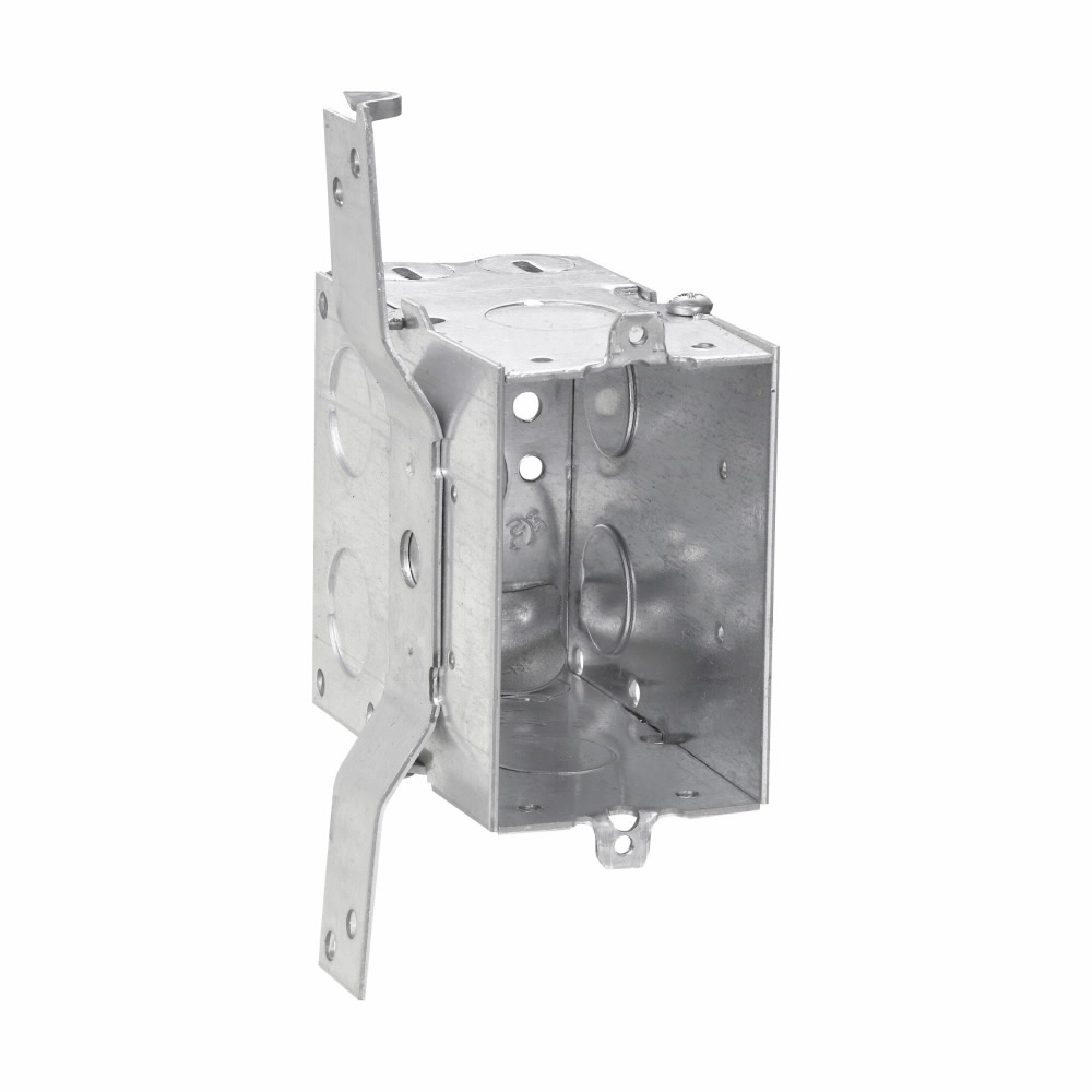 Product image for Crouse-Hinds Series TP242 3 x 2 x 3-1/2 Inch Steel Gangable Switch Box
