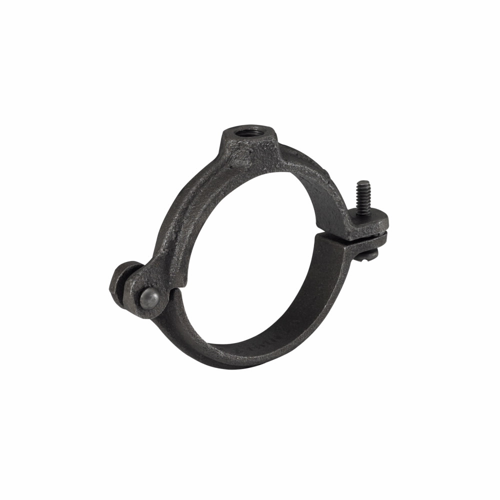 Product image for B-Line Series B3198H-1PLN 3/8 Inch -16 Plain Hinged Extension Split Pipe Clamp