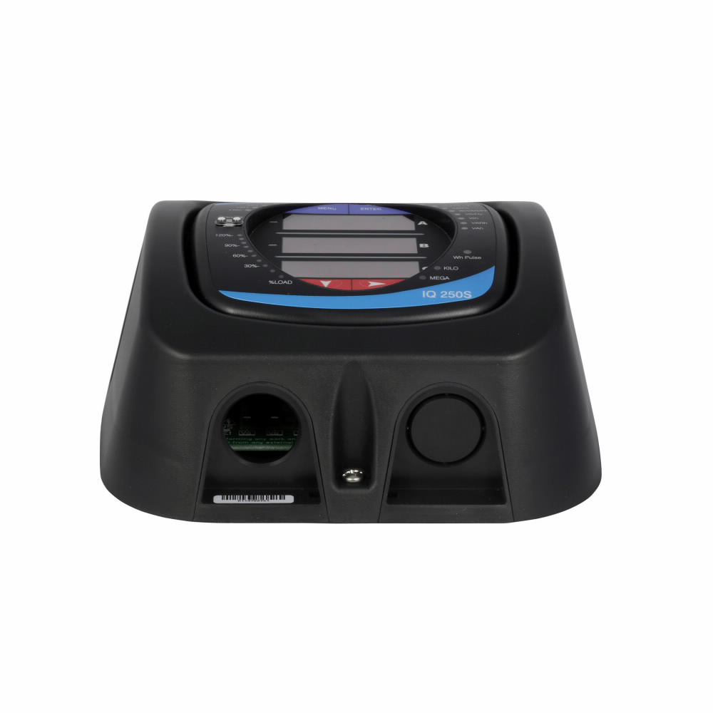 Product image for Cutler-Hammer IQ250SA5512 IQ 250 Meter, Self-enclosed meter, 50 Hz, 5A secondary, 90-400 Vac/dc power supply, Modbus RTU (RS-485) or TCP (RJ45) or 802.11b (Wi-Fi)