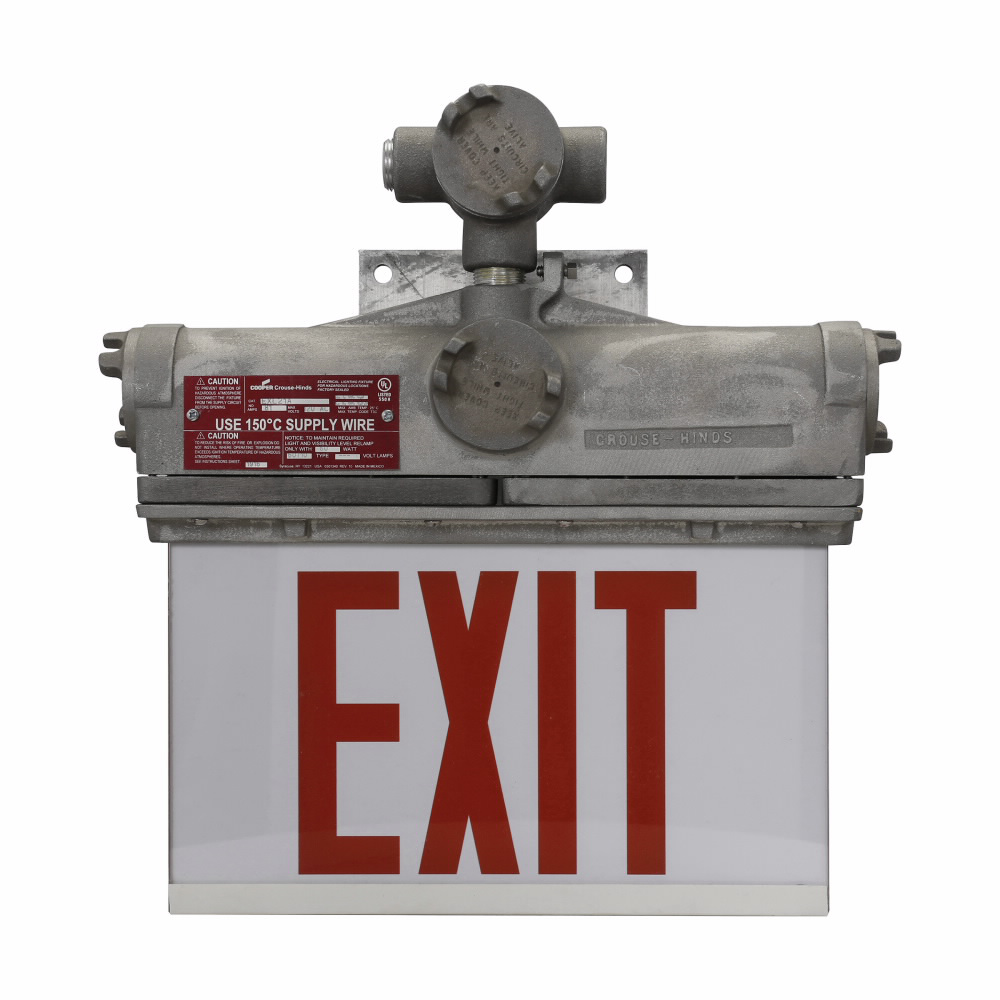 Product image for CROUSE-H EXL21C EX-PRF LEFT EXIT SIGN