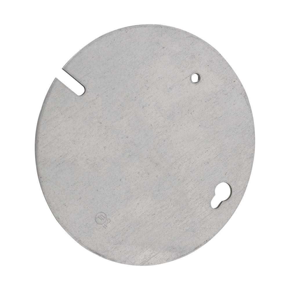 Product image for Crouse-Hinds TP649 Concrete Box Plate, Flat, Blank, Steel