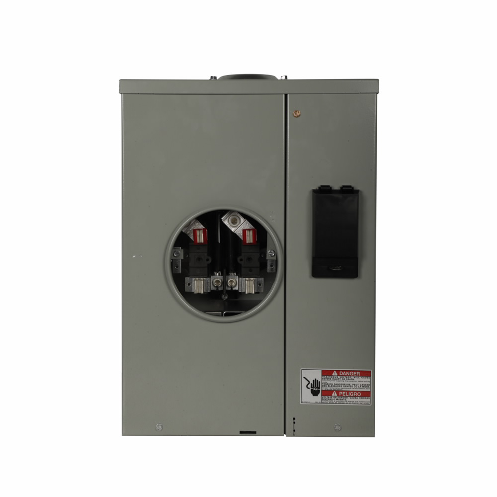 Product image for Cutler-Hammer MBB150BTSCR Eaton's Retrofit Meter Breaker,150A, Aluminum Bus,Overhead/underground, Surface mounting, Four-jaws,Single-phase, RingType, 120/240V