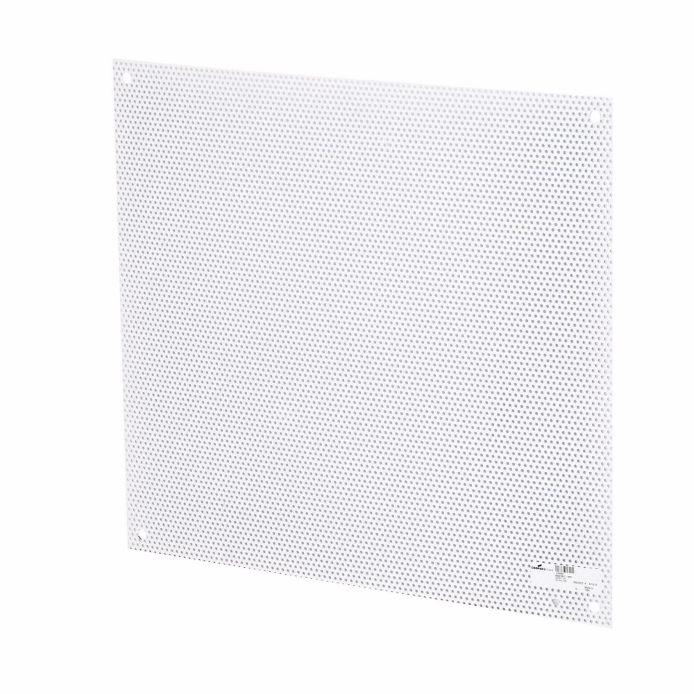 Product image for B-Line AW2424-1PP NEMA 1, White powder coated, Steel, Fits 20" X 24" enclosures, Medium perforated panels