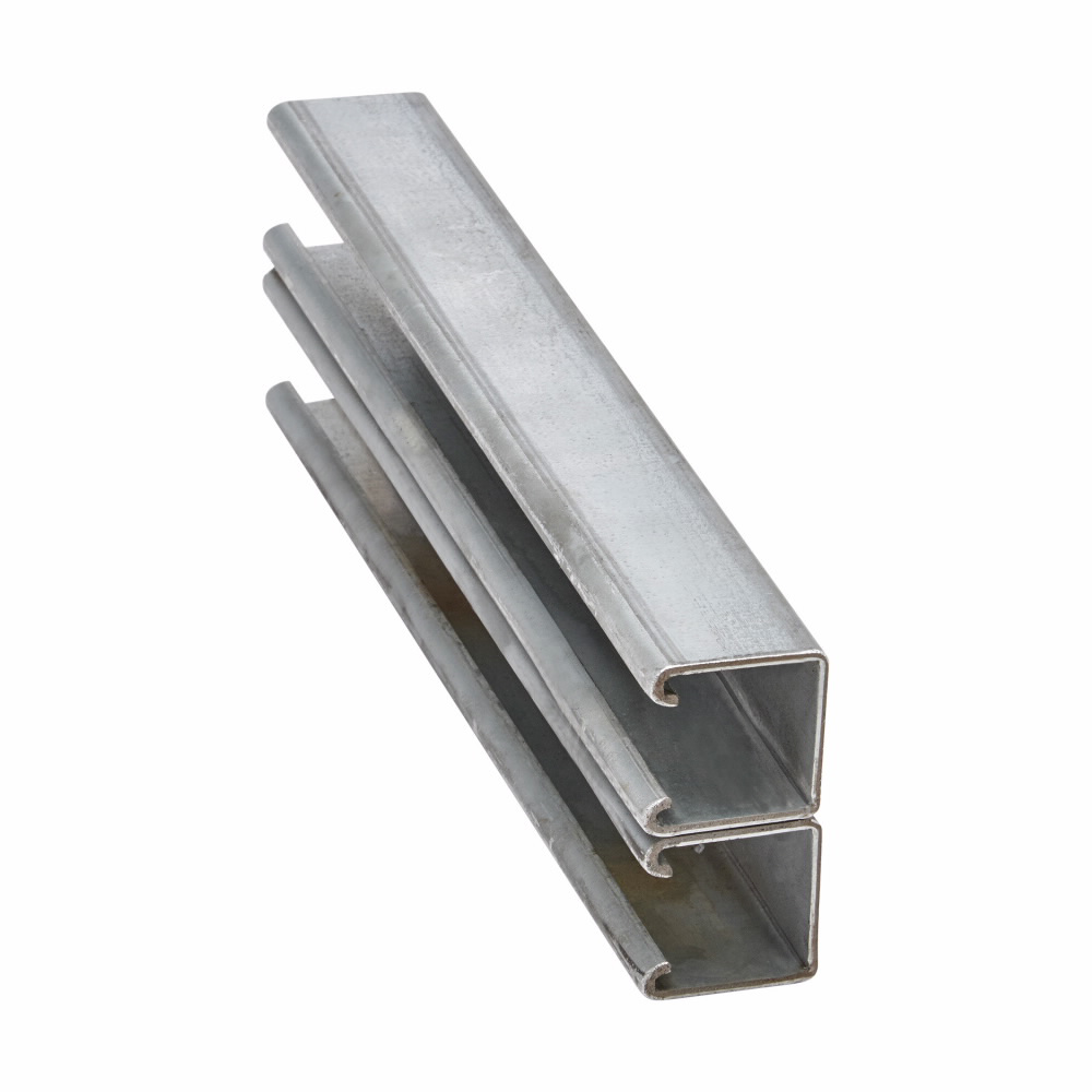 B-Line B22B-120HDG 1-5/8"W x 1-5/8"H Side-to-Side Channel, Solid (No Hole Pattern), 12ga, 10ft Length, Hot Dip Galvanized Product image for B-Line B22B-120HDG 1-5/8"W x 1-5/8"H Side-to-Side Channel, Solid (No Hole Pattern), 12ga, 10ft Length, Hot Dip Galvanized