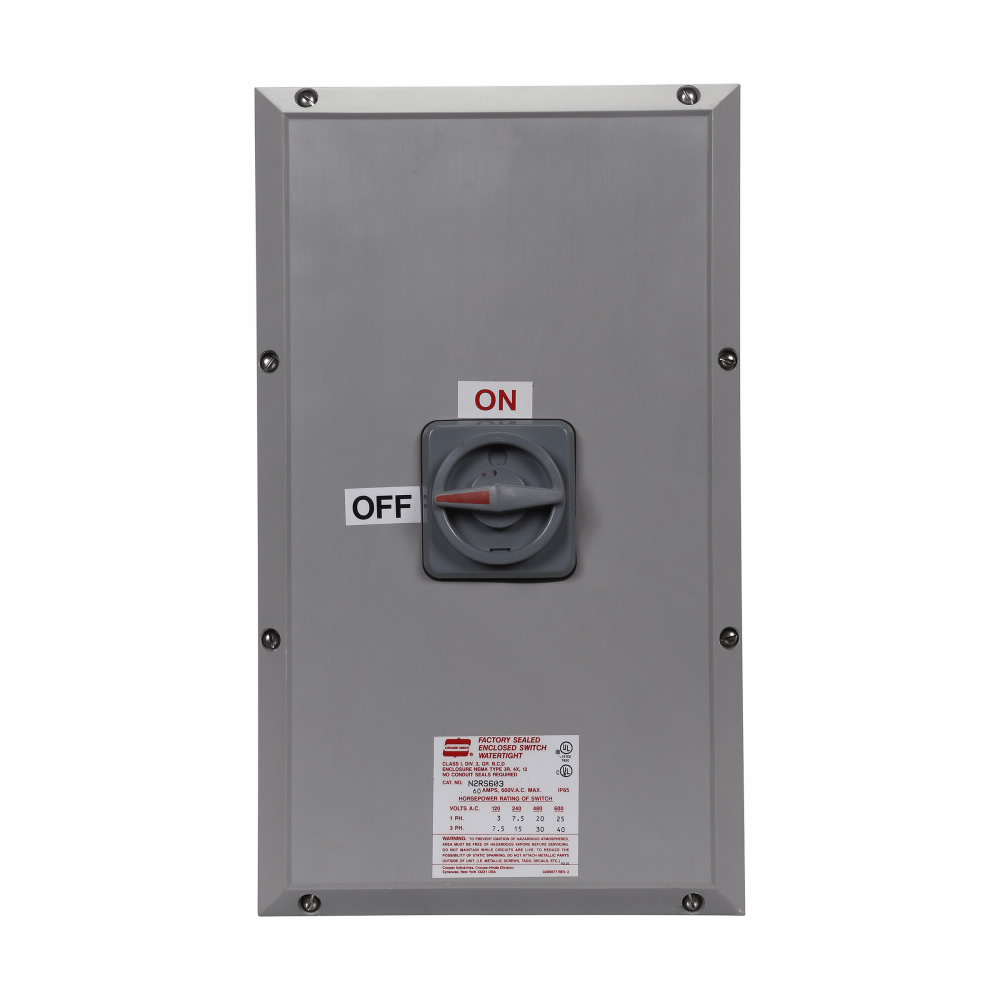 Product image for CRSH N2RS1003 N2RS ENCLOSED SWITCHE