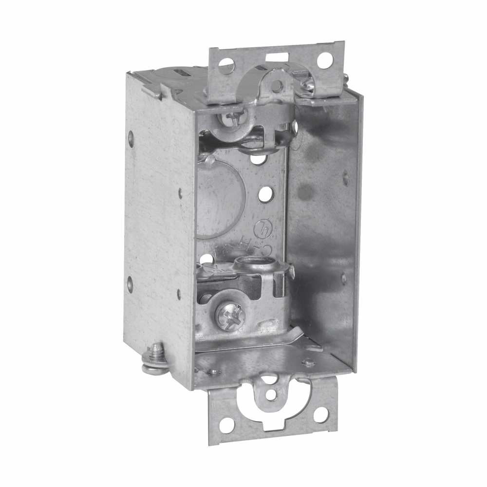 Product image for Crouse-Hinds Series TP120 3 x 2 x 2 Inch Steel Gangable Switch Box