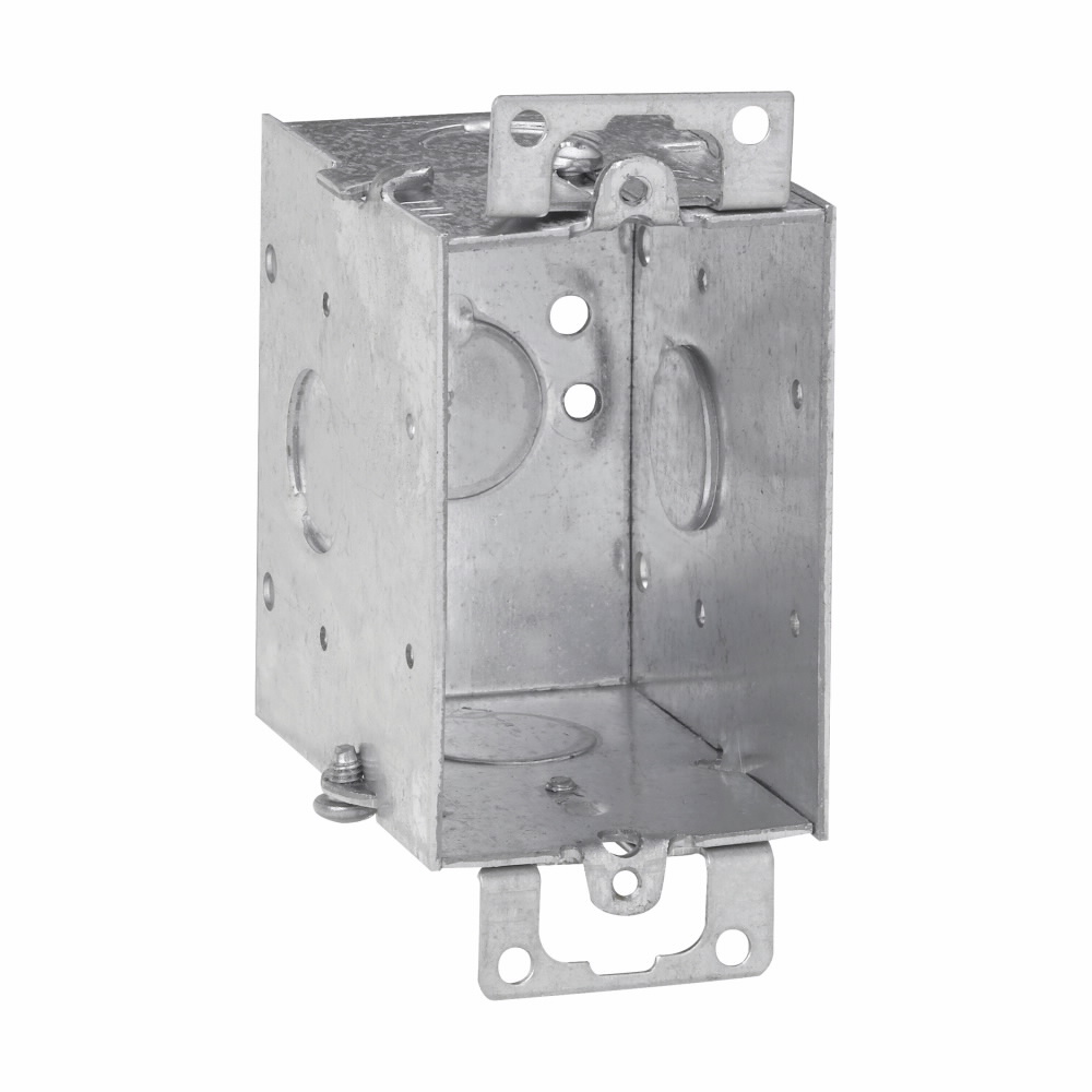 Product image for Crouse-Hinds TP676 3" x 2" x 2-3/4" Steel Gangable Switch Box