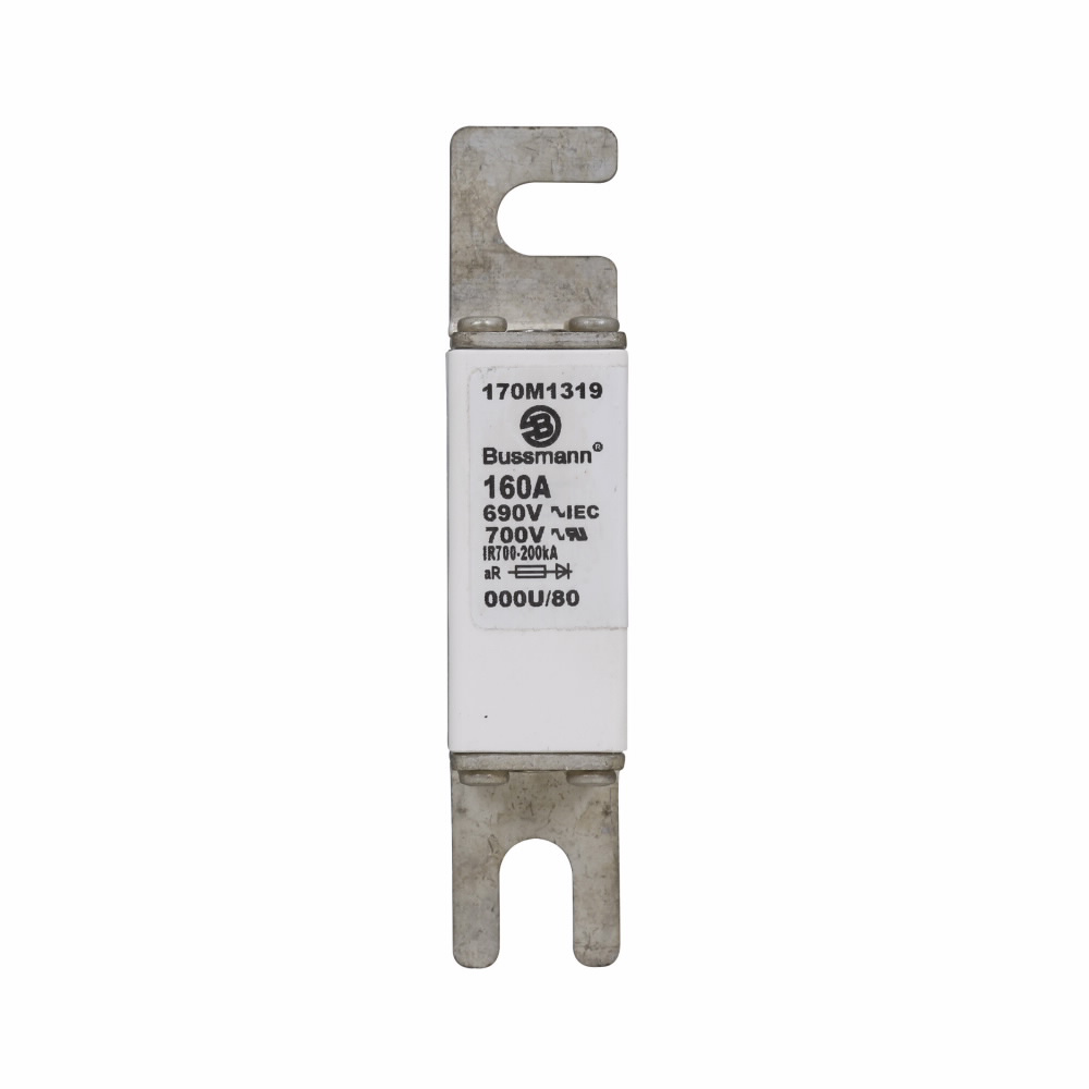 Product image for BUSS 170M1319 FUSE 160A 690V 000U/8