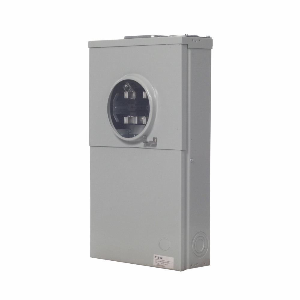 Product image for Cutler-Hammer MBT48B200BTSBL resi meter breaker, Barrel Lock provision, All-in-ones, 200 A, C, Aluminum, NEMA 3R, Bottom and top, #6-350 kcm22 kAIC, #6-350 kcmCSR2200, Surface mounting, 8, Four-jaw, 1,