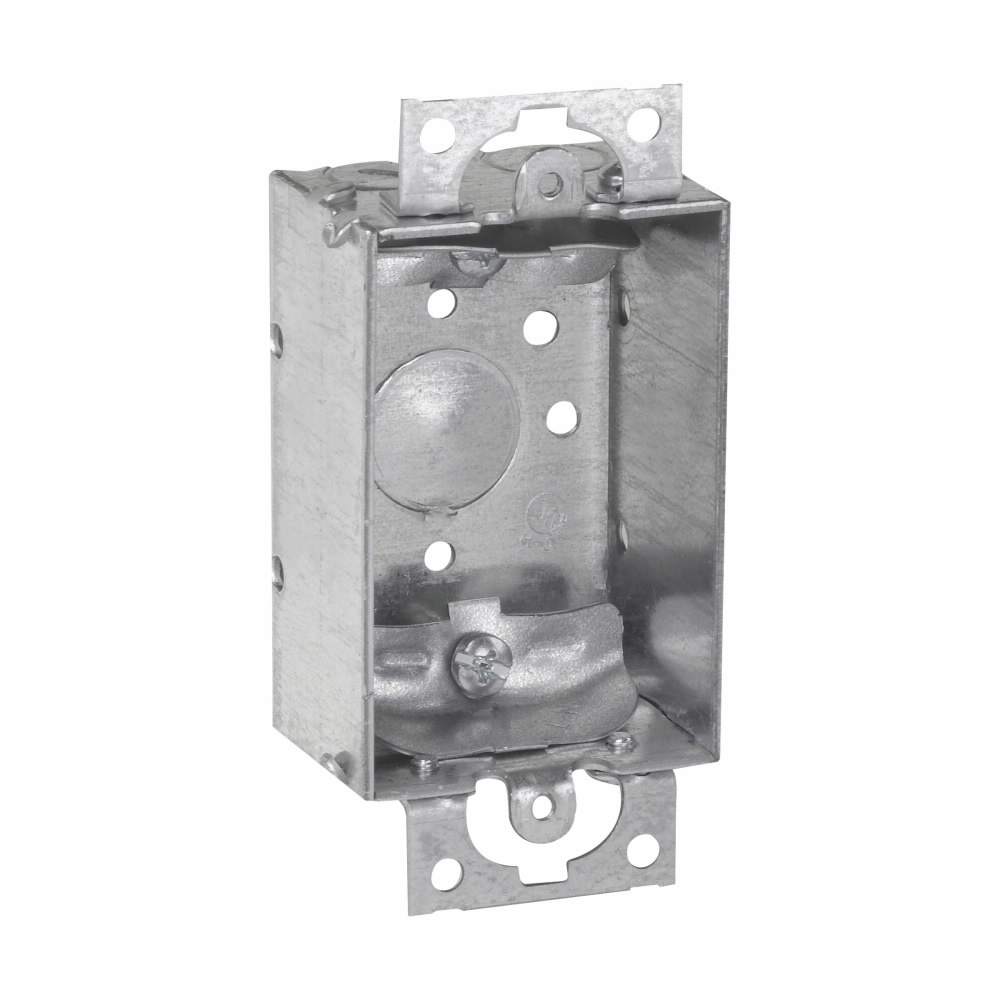 Product image for Crouse-Hinds Series TP100 3 x 2 x 1-1/2 Inch Steel Non-Gangable Switch Box