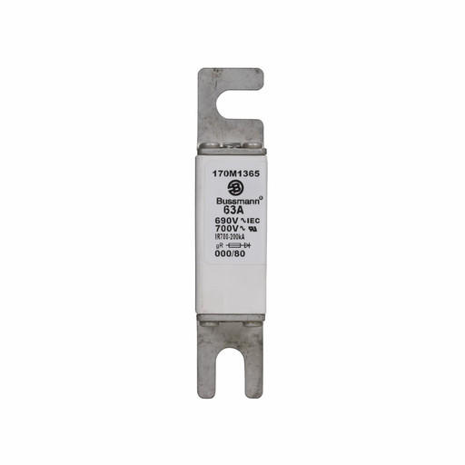 Product image for Bussmann Series 170M1365 63 Amp Fuse