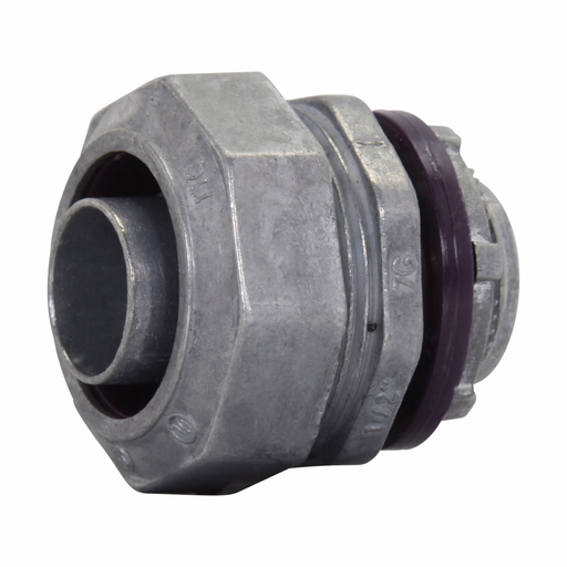 Product image for Crouse-Hinds Series LT400DC 4 Inch Die-Cast Zinc Non-Insulated Straight Liquidtight Conduit Connector